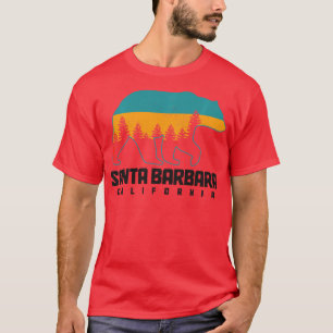 Santa Barbara California Bear Grizzly Pride Outdoo T-Shirt