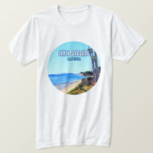 Santa Barbara California Butterfly Beach Montecito T-Shirt