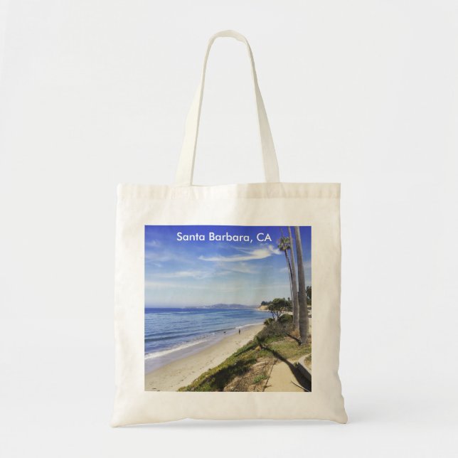 Santa Barbara California Butterfly Beach Montecito Tote Bag (Front)