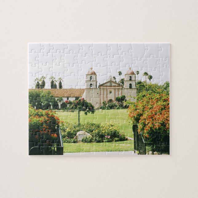 Santa Barbara California mission puzzle (Horizontal)