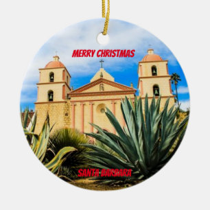 Santa Barbara California  Scenic Ornament