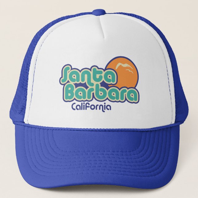 Santa Barbara California Trucker Hat (Front)