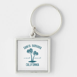Santa Barbara California West Coast Key Ring