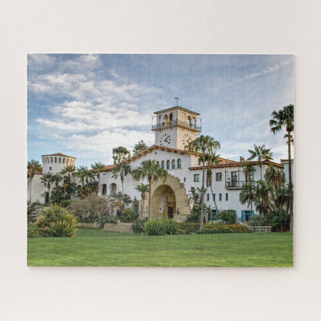 Santa Barbara County Courthouse, California,  Jigsaw Puzzle (Horizontal)