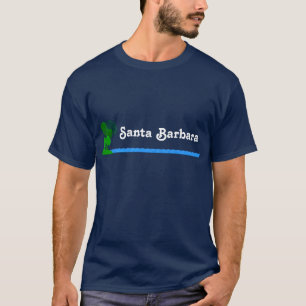 Santa Barbara Custom Palm Tree Ocean Shirt