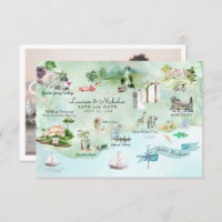 Santa Barbara | Destination Wedding Itinerary Map