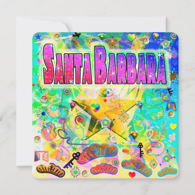 Santa Barbara Epoch Hour Holiday Card (Front)