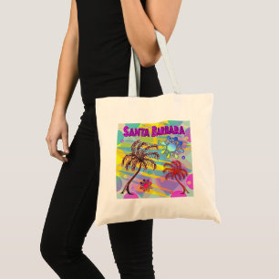 Santa Barbara Happy and Hope Tote Bag