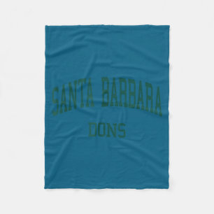 Santa barbara high school hs santa barbara ca retr fleece blanket