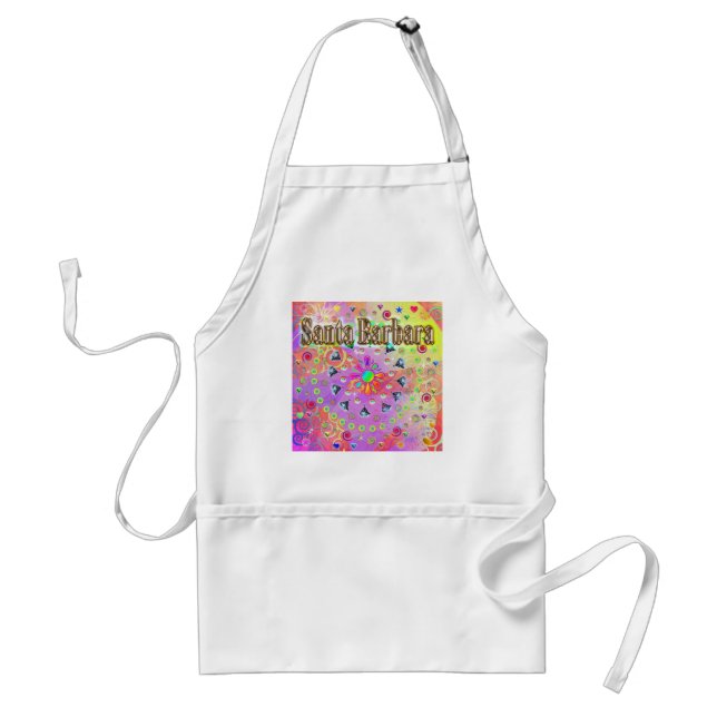 Santa Barbara Lucky Golden Apron (Front)