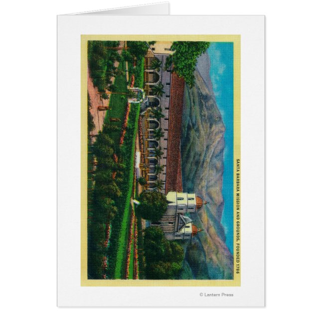 Santa Barbara Mission and Grounds (Front)