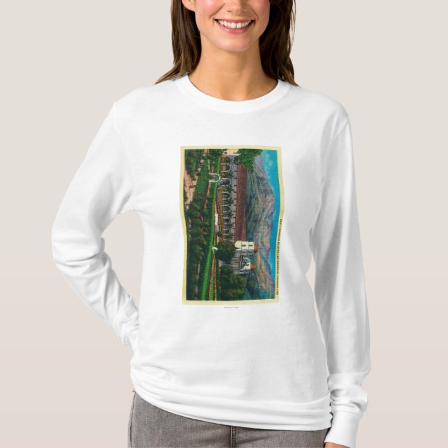 Santa Barbara Mission and Grounds T-Shirt (Front)