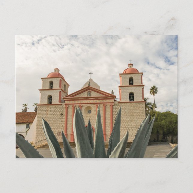 Santa Barbara Mission Postcard (Front)