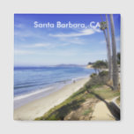 Santa Barbara Montecito California Butterfly Beach Magnet<br><div class="desc">Take in the beautiful sight of the Pacific Ocean and California coastline in this magnet of Santa Barbara's Butterfly Beach.</div>