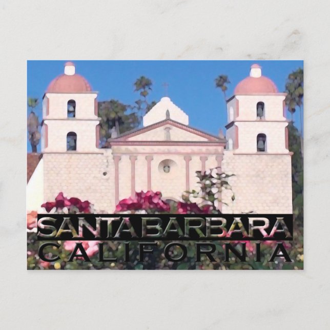 Santa Barbara Postcard (Front)
