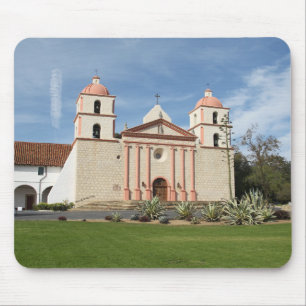 Santa Barbara Spanish Mission, California Mouse Mat