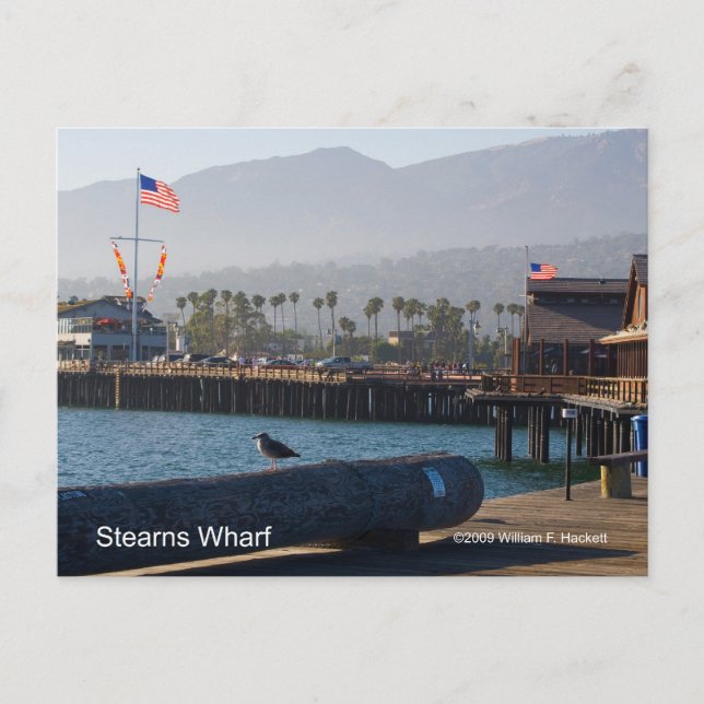 Santa Barbara Stearns Wharf Products Postcard (Front)