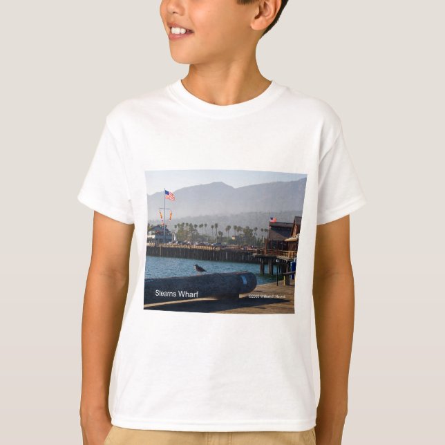 Santa Barbara Stearns Wharf Products T-Shirt (Front)