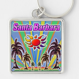 Santa Barbara Summer Love Keychain