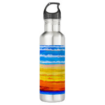 Santa Barbara Sunset water bottle