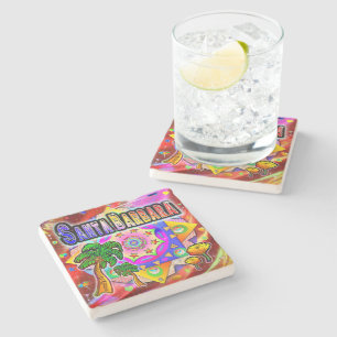 Santa Barbara Tropical Friends Coaster