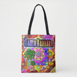 Santa Barbara Tropical Friends Tote Bag