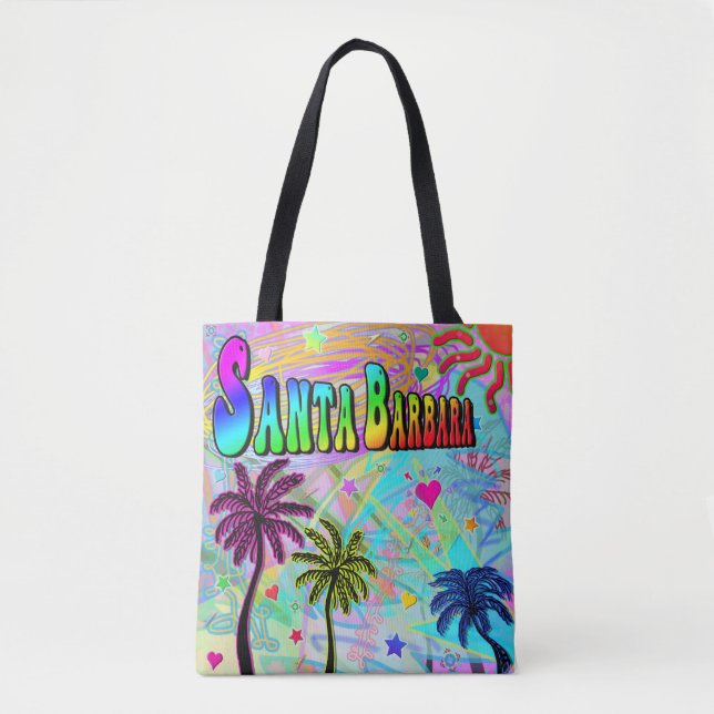 Santa Barbara Vivid Romance Tote Bag (Front)