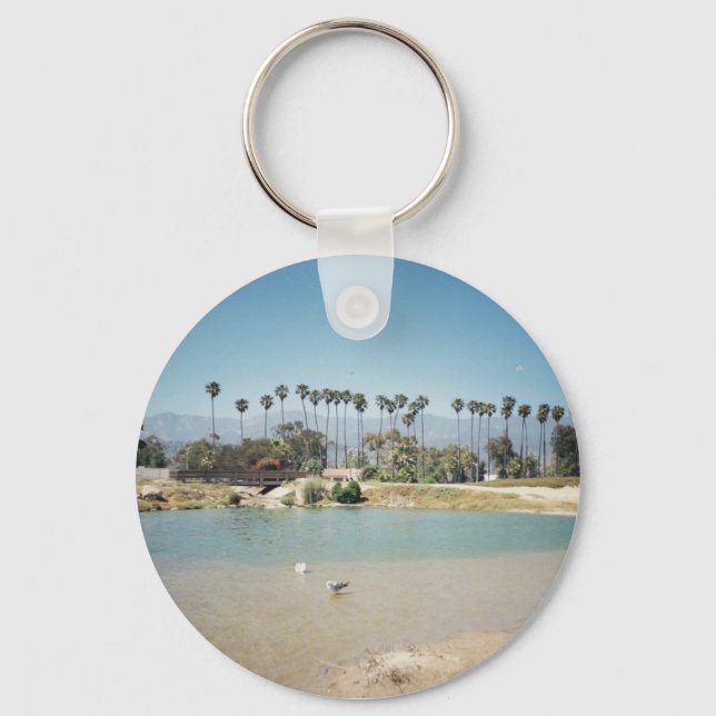 Santa Barbara's Beach Key Ring (Front)