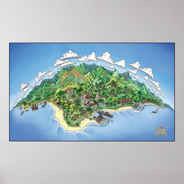 Santa Barbaratopia Poster (Front)