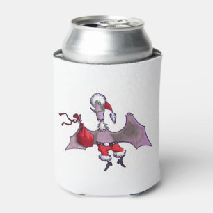 Santa Bat can cooler