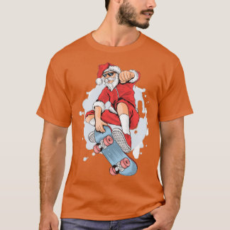 Santa Be Skatin T-Shirt