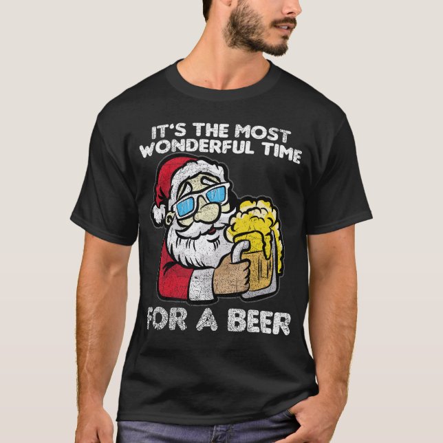 Santa Beer T-Shirt (Front)