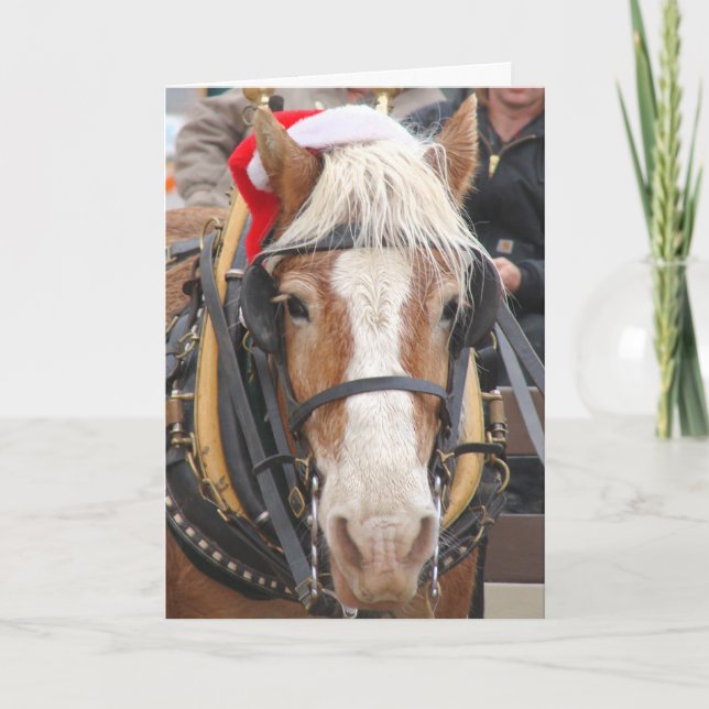 Santa Belgian Holiday Card (Front)