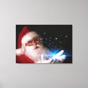 Santa Believe #2 Christmas Art Canvas Print