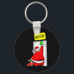 Santa Believe Christmas  Key Ring<br><div class="desc">Santa Believe Christmas</div>