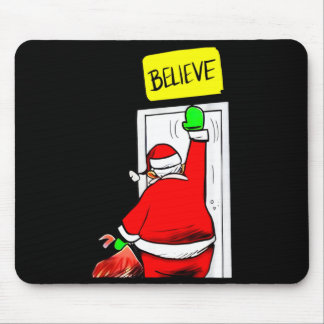 Santa Believe Christmas Mouse Mat