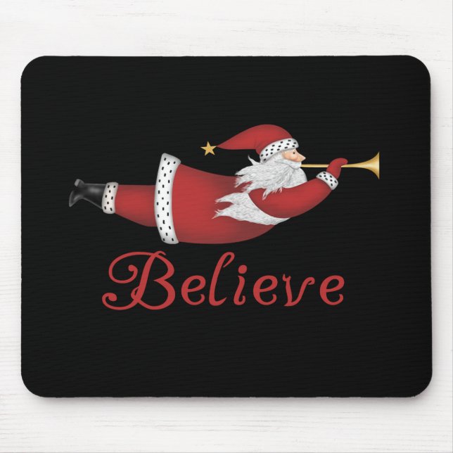 Santa Believe Mouse Mat (Front)