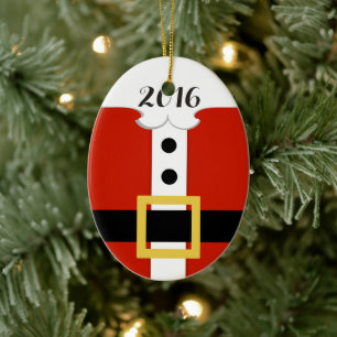 Santa Belly Belt Ornament