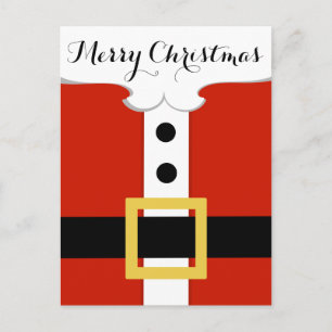 Santa Belt Christmas Card