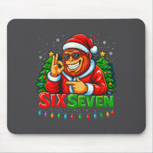 Santa Bigfoot Christmas Sasquatch 67 Funny Meme Si Mouse Mat