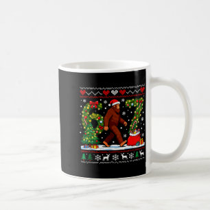Santa Bigfoot Christmas Tree Funny Sasquatch 67 Coffee Mug