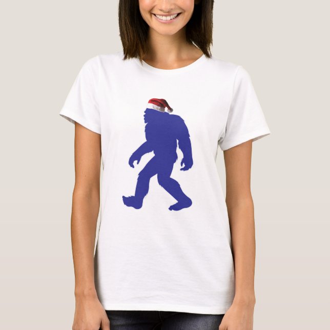 Santa-Bigfoot T-Shirt (Front)