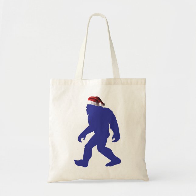 Santa-Bigfoot Tote Bag (Front)