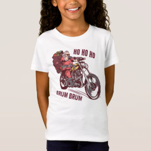 Santa Biker Christmas Costume for Bikers Invitatio T-Shirt