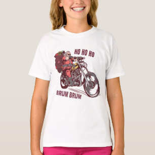 Santa Biker Christmas Costume for Bikers Invitatio T-Shirt