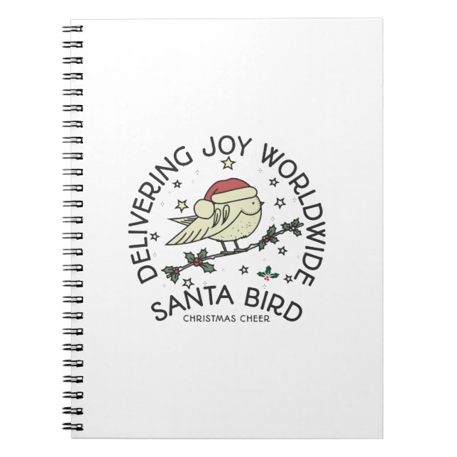 Santa Bird Notebook (Front)