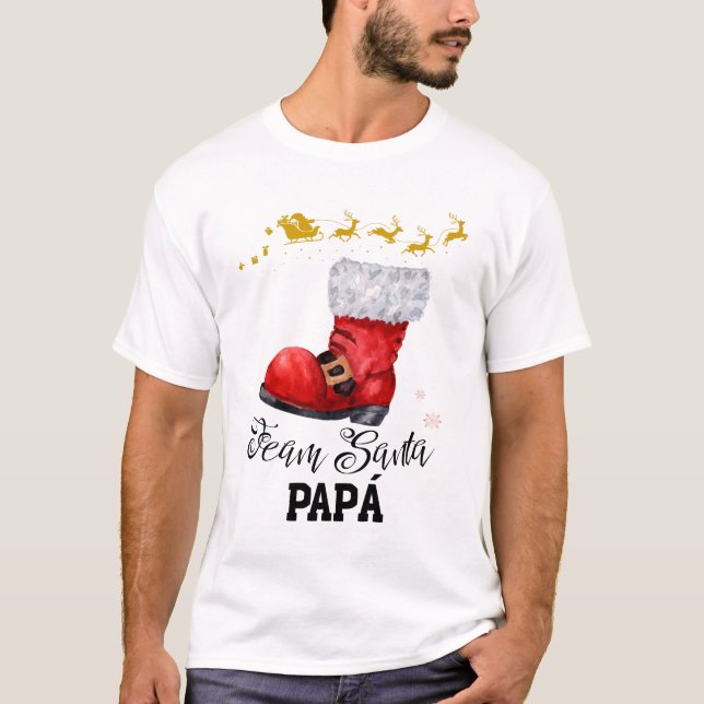 Santa Bota for Santa Claus, Design T-Shirt (Front)