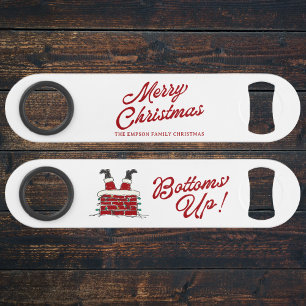 Santa Bottoms Up Funny Christmas Holiday Party