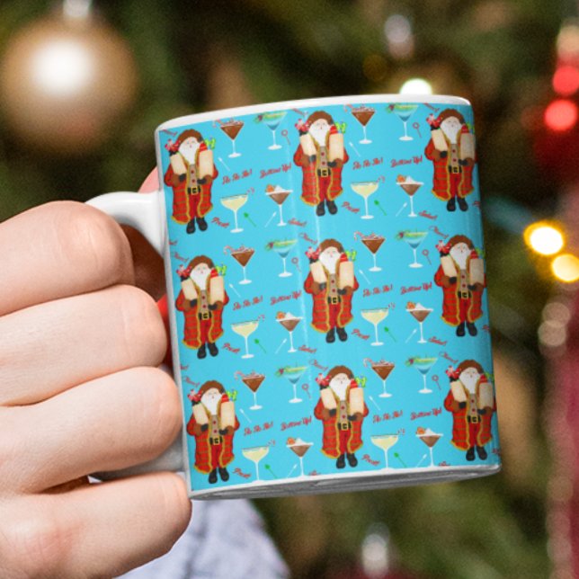 Santa Bringing The Liquor Christmas  Coffee Mug (Creator Uploaded)