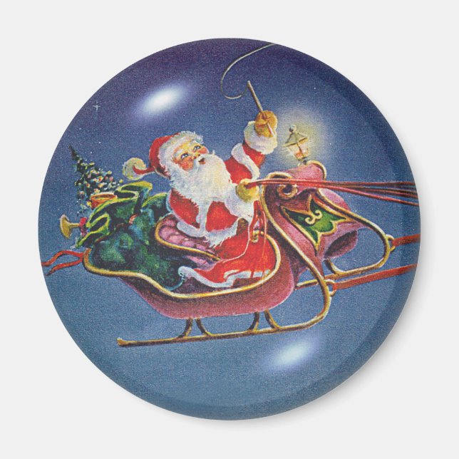 SANTA BUBBLE by SHARON SHARPE Magnet (Front)